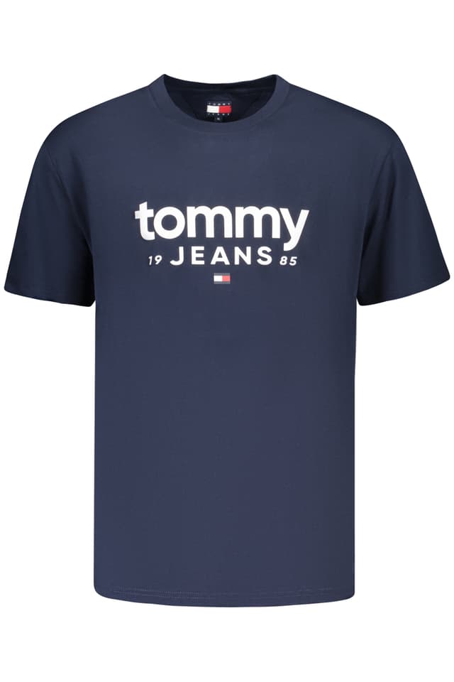 МЪЖКА ТЕНИСКА С КЪС РЪКАВ TOMMY HILFIGER, СИНЯ
