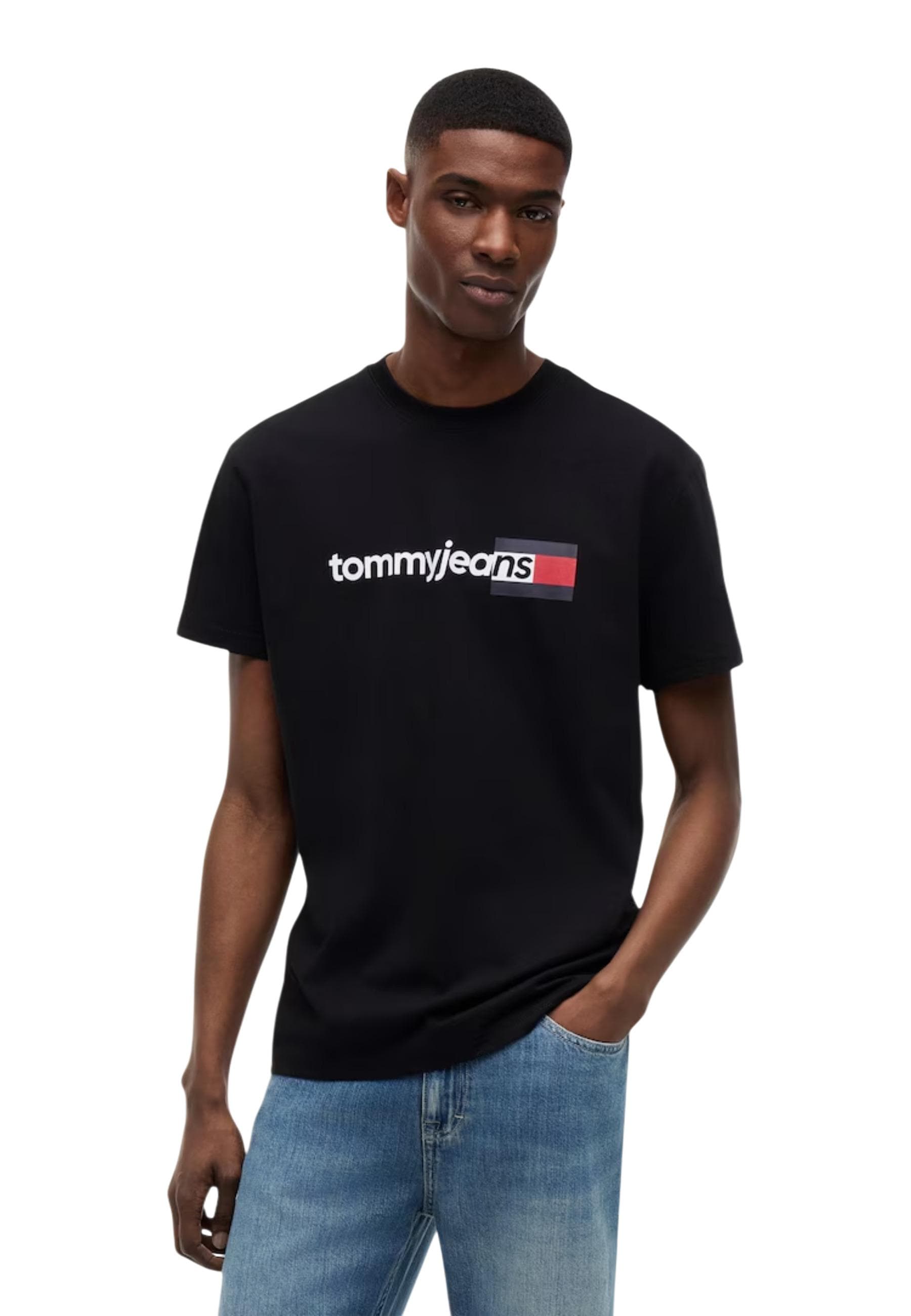 Tommy Hilfiger Jeans T-Shirt Uomo - Tommy Hilfiger Jeans