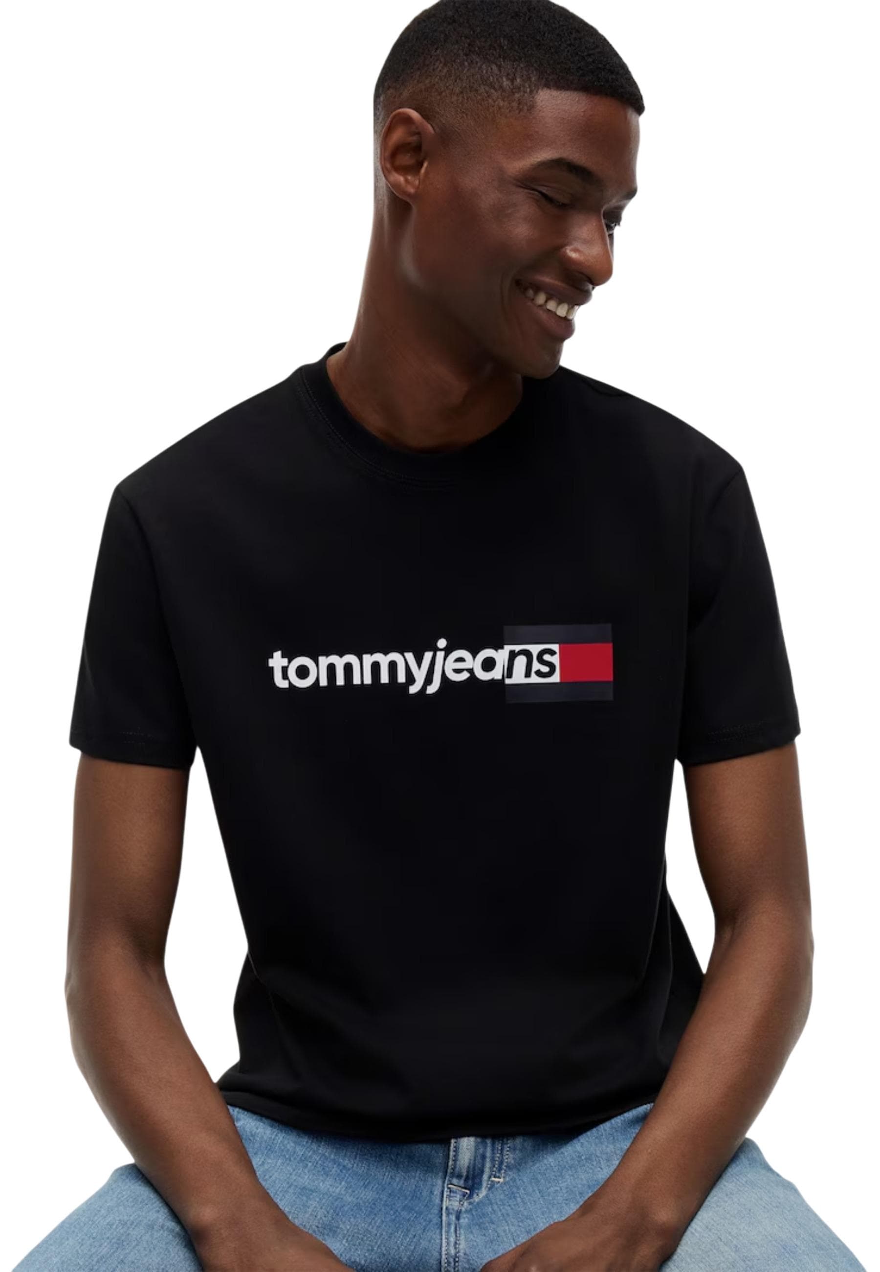 Tommy Hilfiger Jeans T-Shirt Uomo - Tommy Hilfiger Jeans