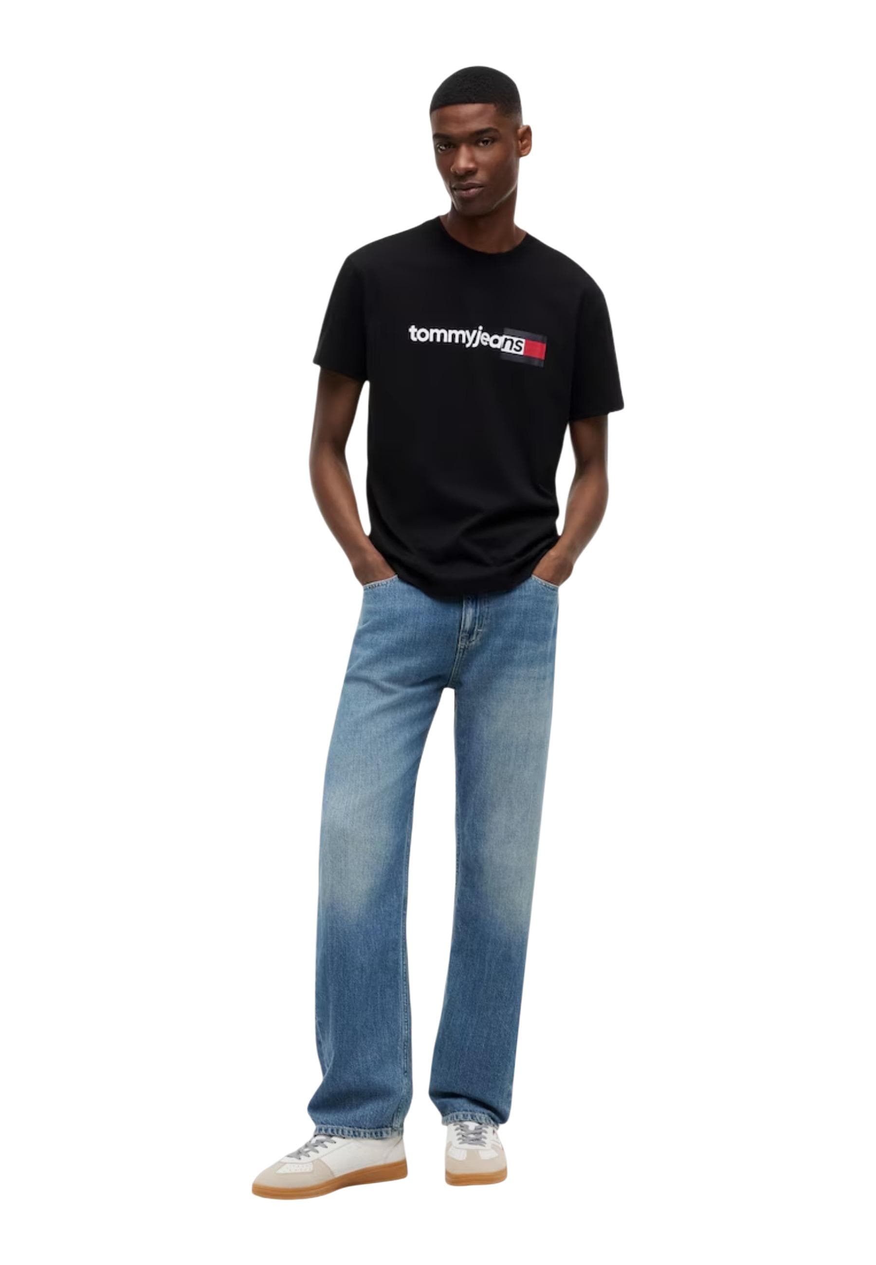 Tommy Hilfiger Jeans T-Shirt Uomo - Tommy Hilfiger Jeans