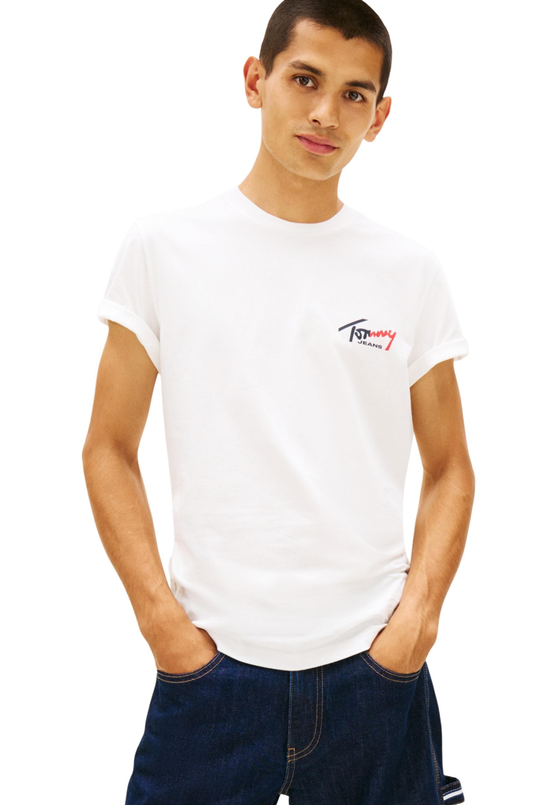 Tommy Hilfiger Jeans T-Shirt Uomo - Tommy Hilfiger Jeans