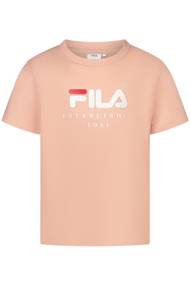 Тениска FILA с къс ръкав за момичета, розова