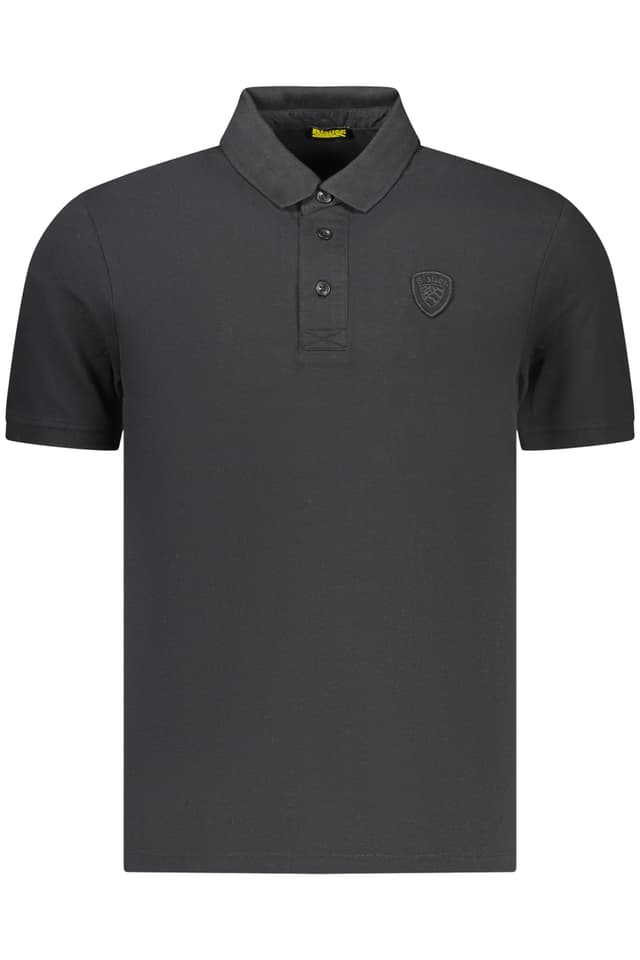 МЪЖКА ПОЛО БЛИЗА С КЪС РЪКАВ BLAUER APPAREL, ЧЕРНА