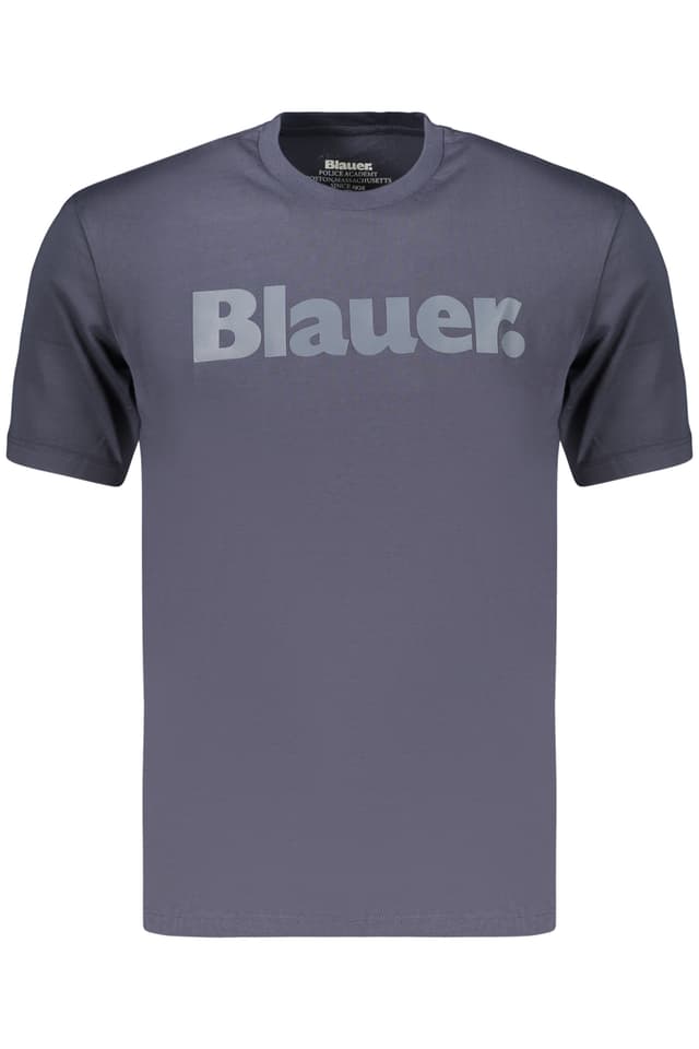МЪЖКА ТЕНИСКА С КЪС РЪКАВ BLAUER APPAREL, СИНЯ