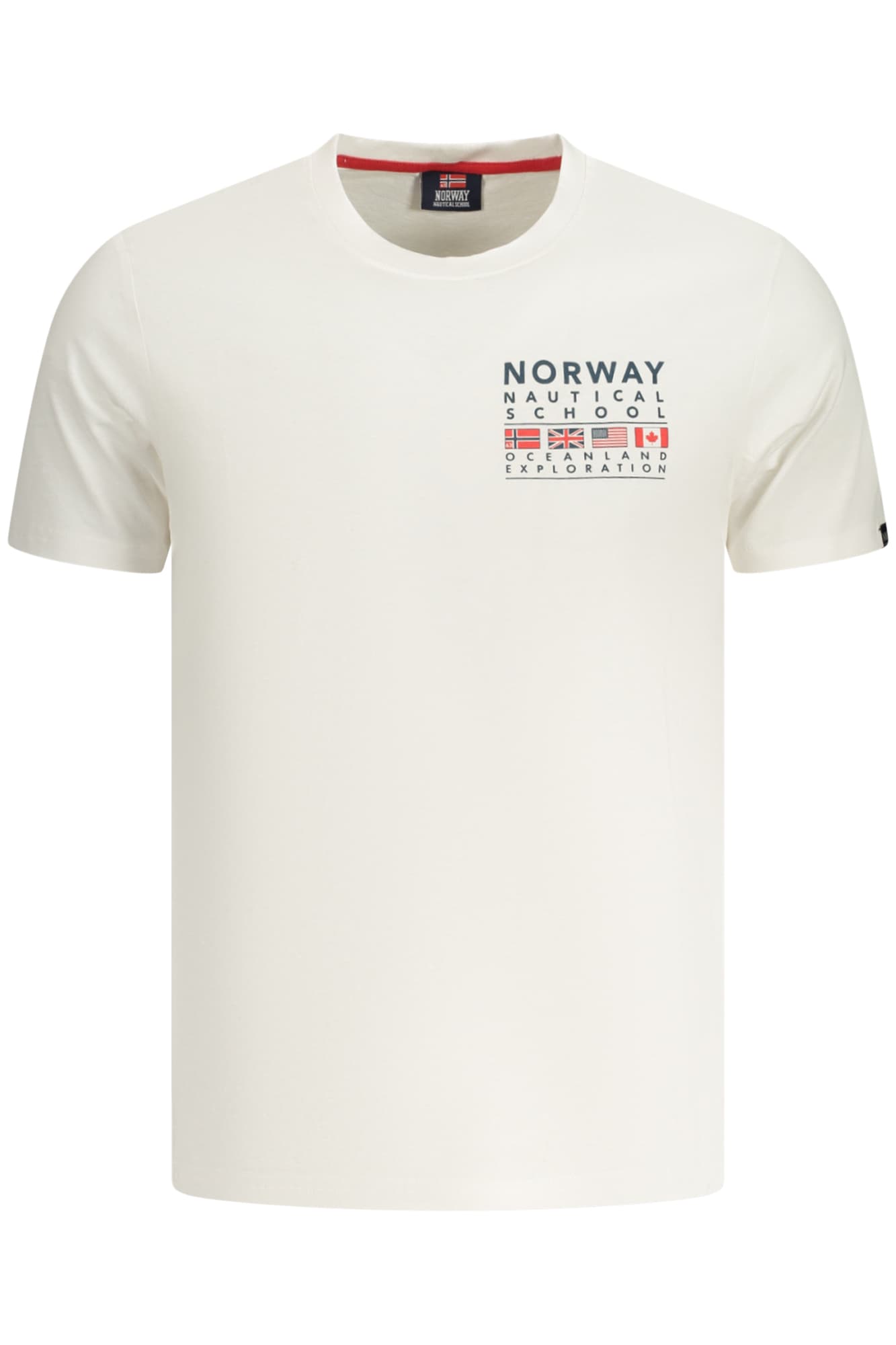 НОРВЕГИЯ 1963 МЪЖКА ТЕНИСКА С КЪС РЪКАВ, БЯЛА - NORWAY 1963