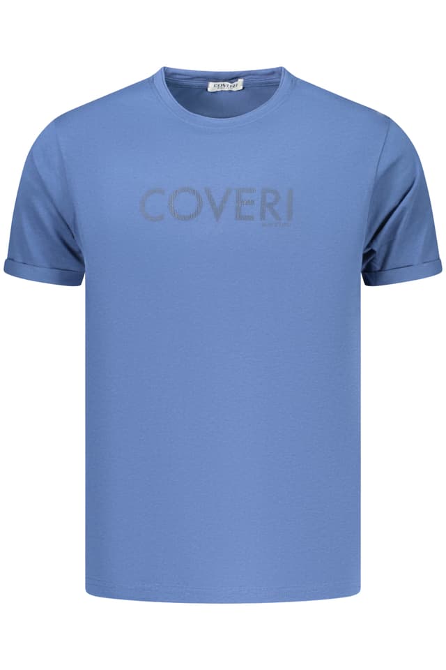 МЪЖКА ТЕНИСКА С КЪС РЪКАВ COVERI MOVING, СИНЯ