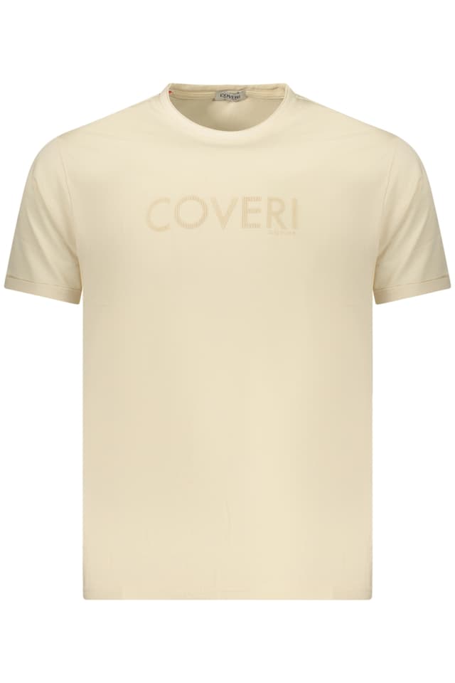 МЪЖКА ТЕНИСКА С КЪС РЪКАВ COVERI MOVING, БЕЖОВА