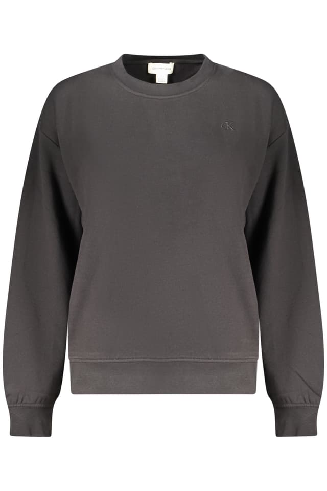 ДАМСКИ ЧЕРЕН СУИТШЪРТ С ЦИП CALVIN KLEIN