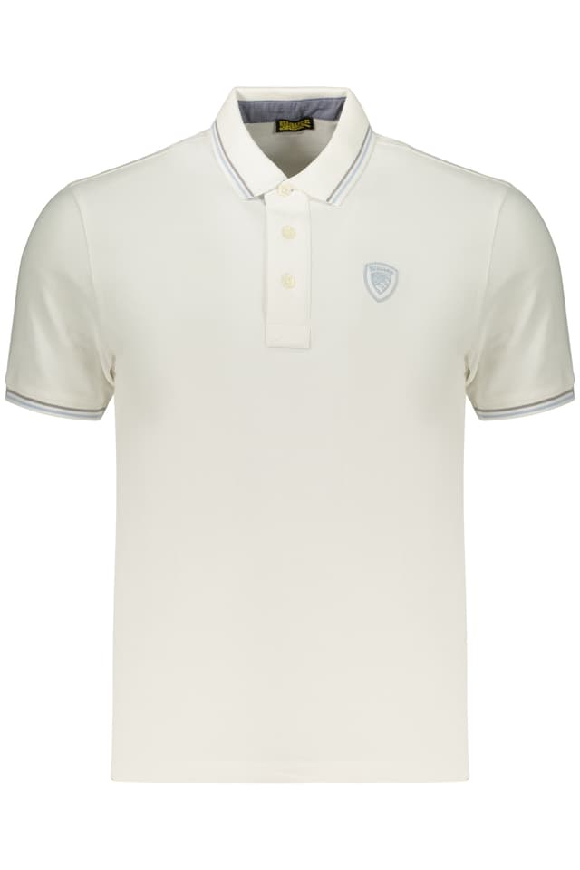 МЪЖКА ПОЛО БЛИЗА С КЪС РЪКАВ BLAUER APPAREL, БЯЛА