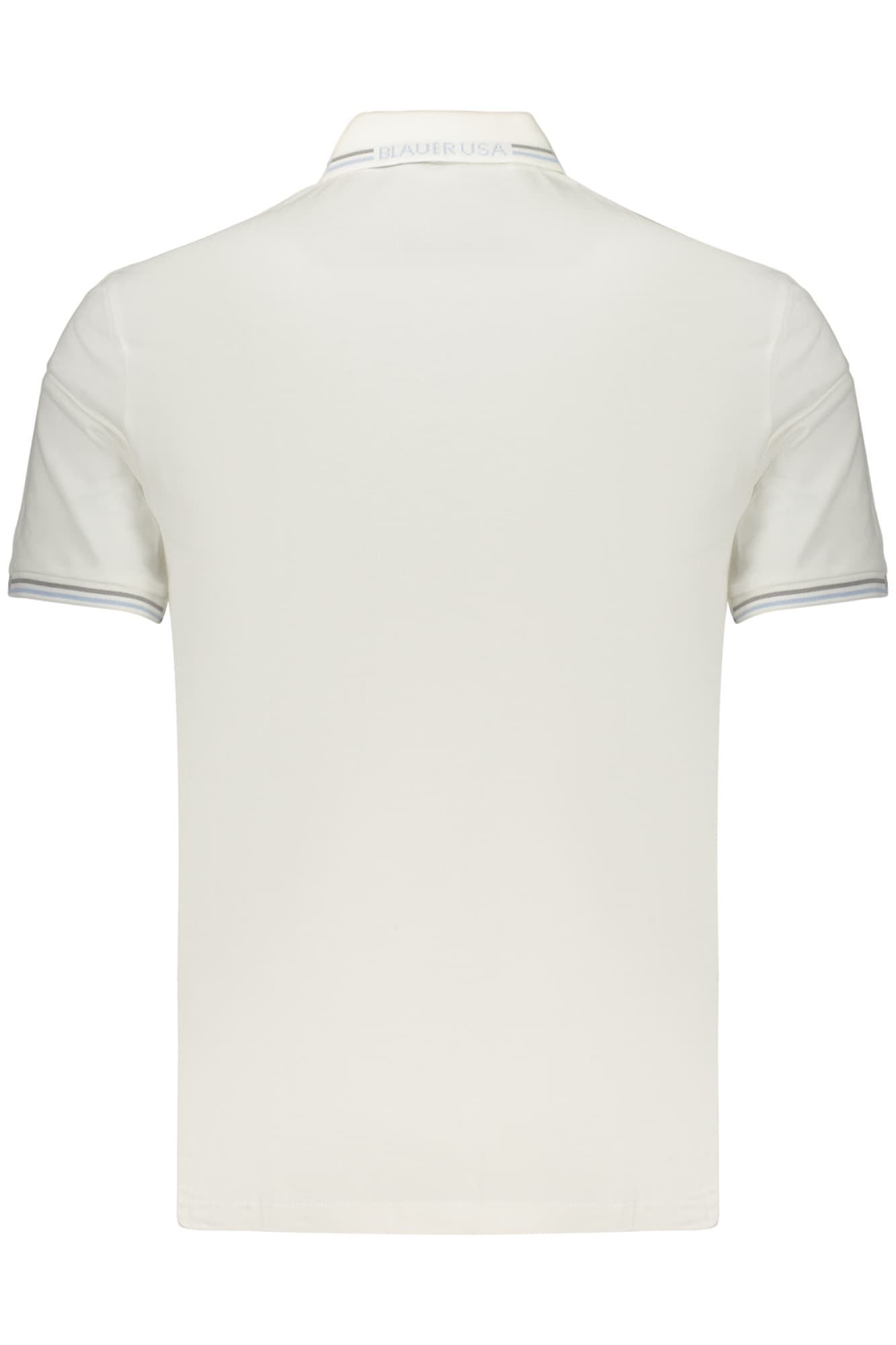 МЪЖКА ПОЛО БЛИЗА С КЪС РЪКАВ BLAUER APPAREL, БЯЛА - BLAUER APPAREL