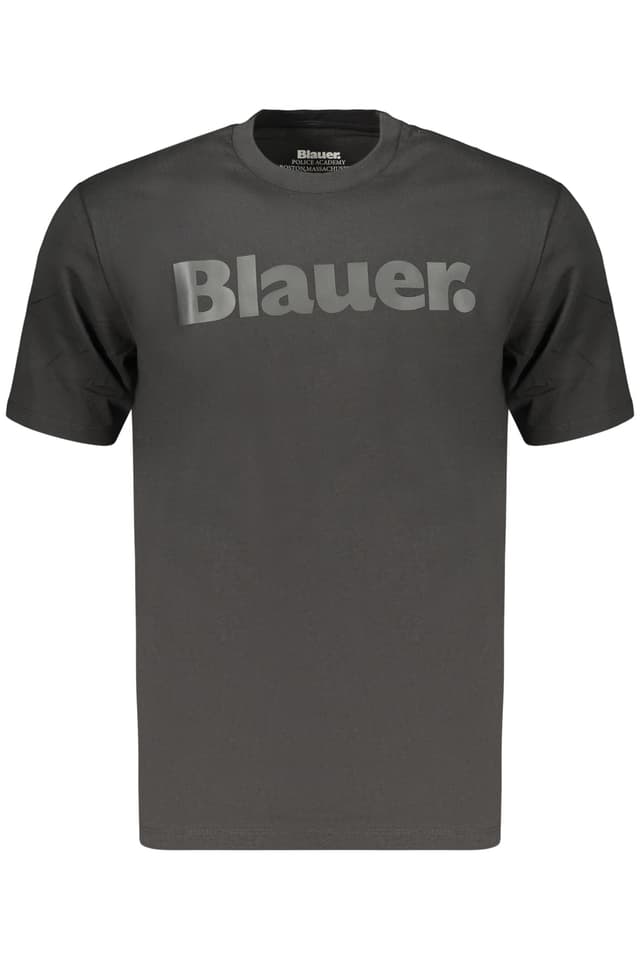 МЪЖКА ТЕНИСКА С КЪС РЪКАВ BLAUER APPAREL, ЧЕРНА