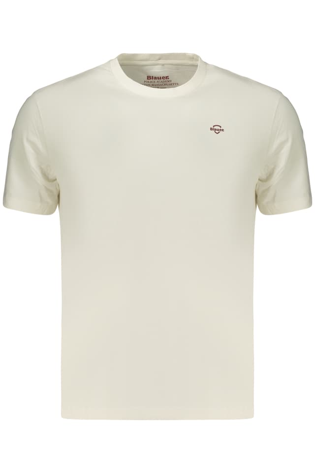 МЪЖКА ТЕНИСКА С КЪС РЪКАВ BLAUER APPAREL, БЯЛА
