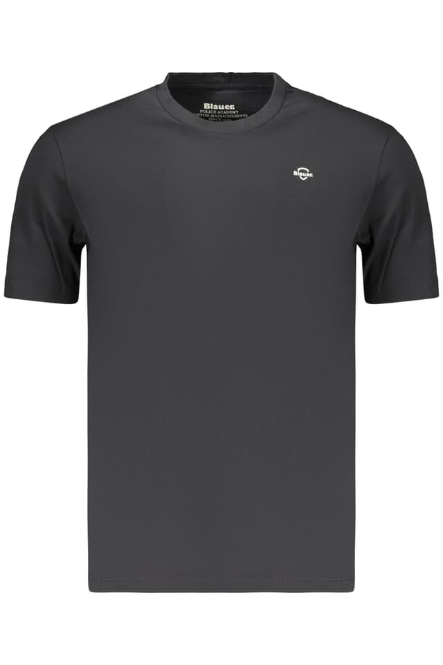 МЪЖКА ТЕНИСКА С КЪС РЪКАВ BLAUER APPAREL, ЧЕРНА