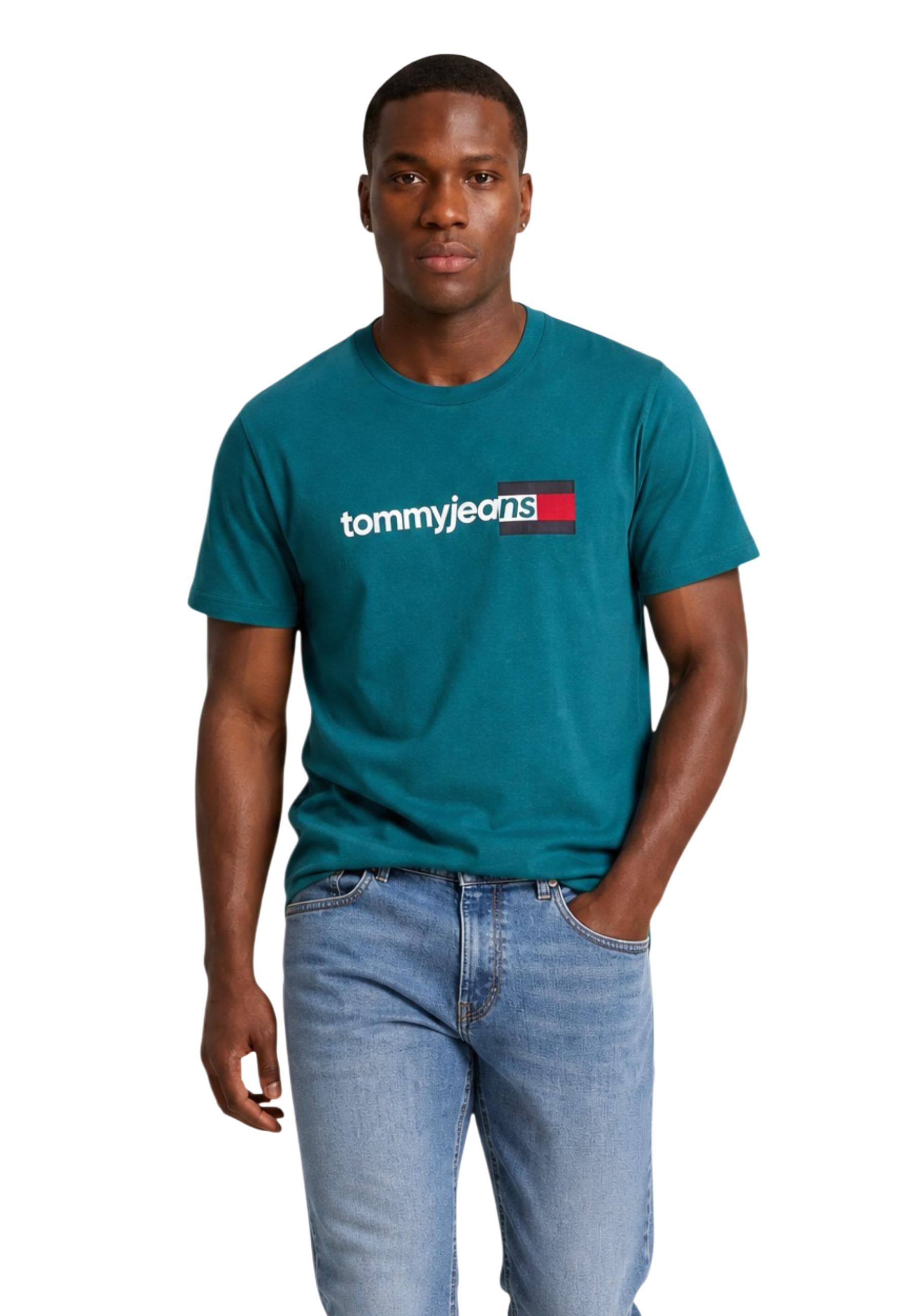 Tommy Hilfiger Jeans T-Shirt Uomo - Tommy Hilfiger Jeans