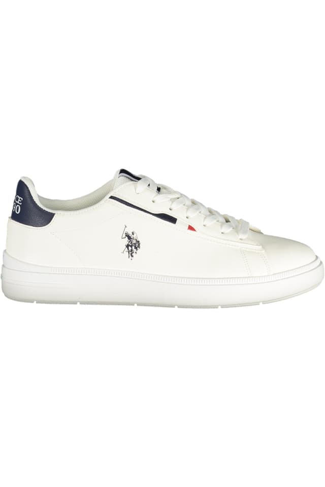 US POLO ASSN. МЪЖКИ БЕЛИ СПОРТНИ ОБУВКИ