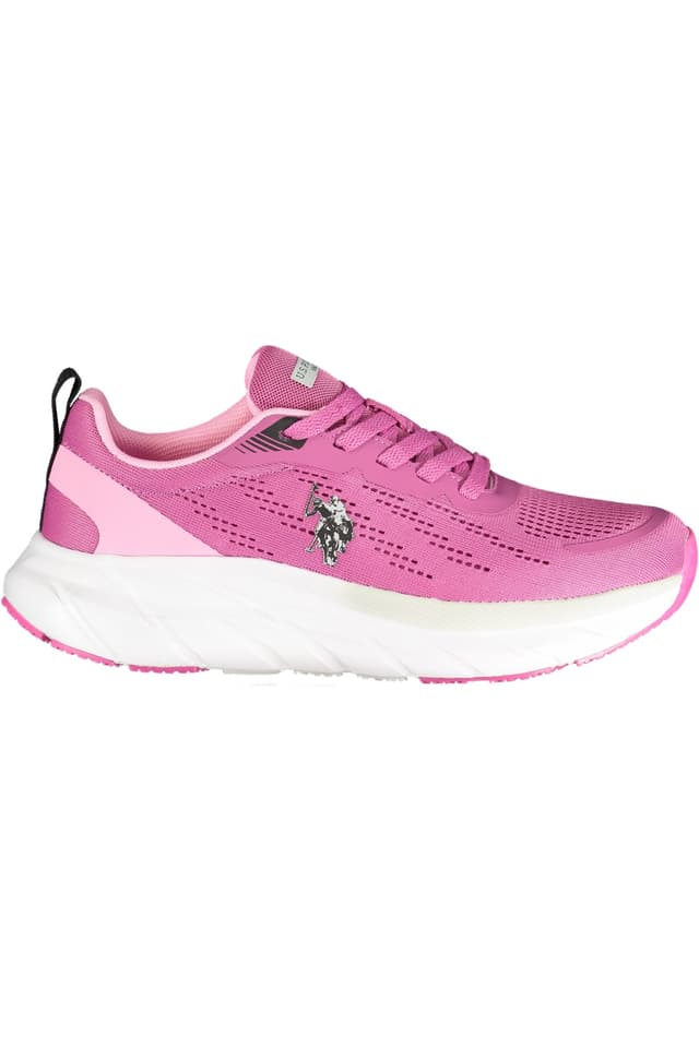 US POLO ASSN. ДАМСКИ РОЗОВИ СПОРТНИ ОБУВКИ