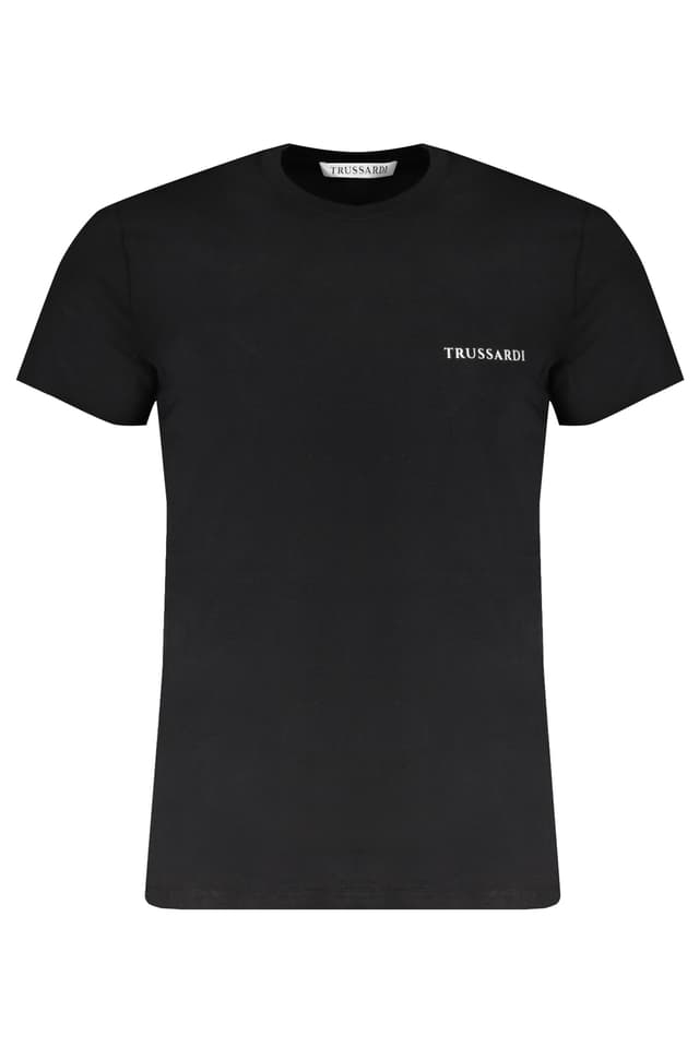 МЪЖКА ТЕНИСКА С КЪС РЪКАВ TRUSSARDI ЧЕРНА