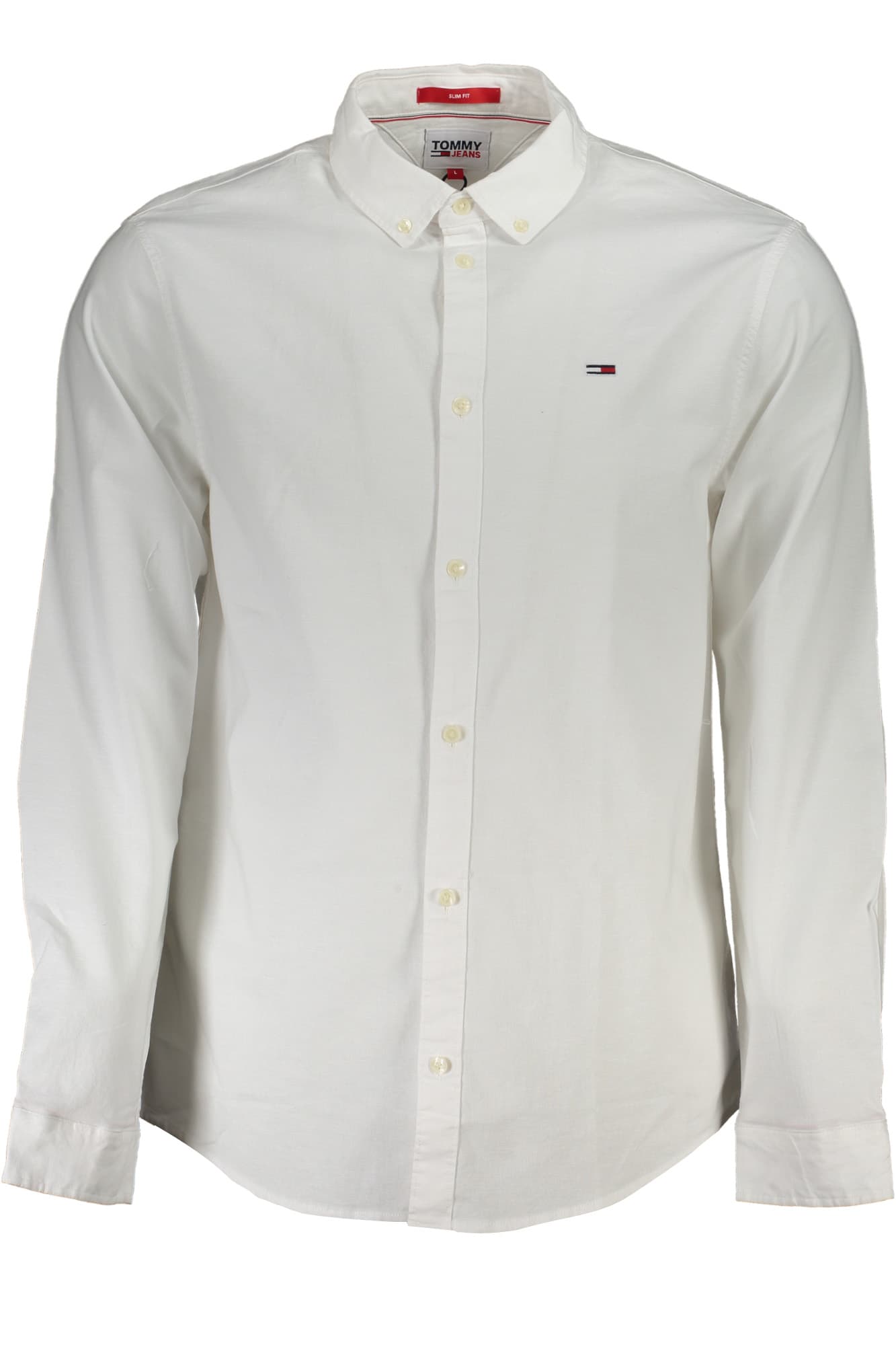 TOMMY HILFIGER МЪЖКА БЯЛА РИЗА С ДЪЛЪГ РЪКАВ - TOMMY HILFIGER