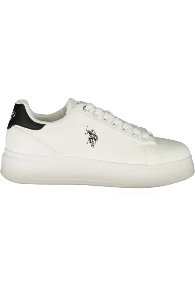 US POLO ASSN. МЪЖКИ БЕЛИ СПОРТНИ ОБУВКИ