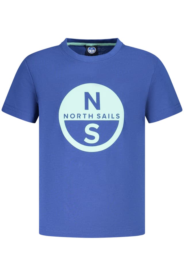 ДЕТСКА ТЕНИСКА С КЪС РЪКАВ NORTH SAILS, СИНЯ