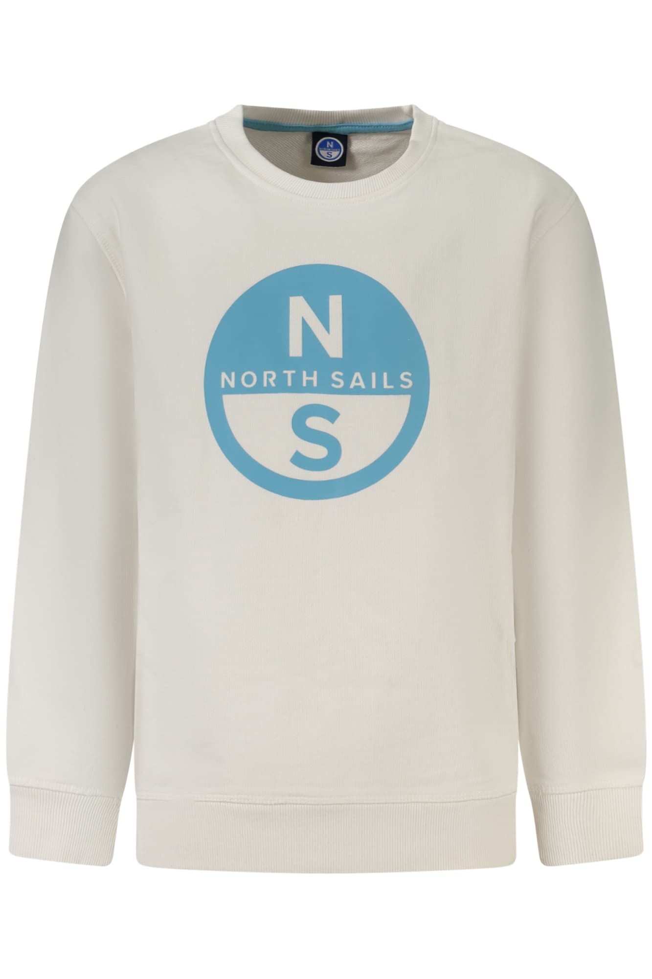 ДЕТСКИ СУИТШЪР С ЦИП NORTH SAILS, БЯЛ - NORTH SAILS