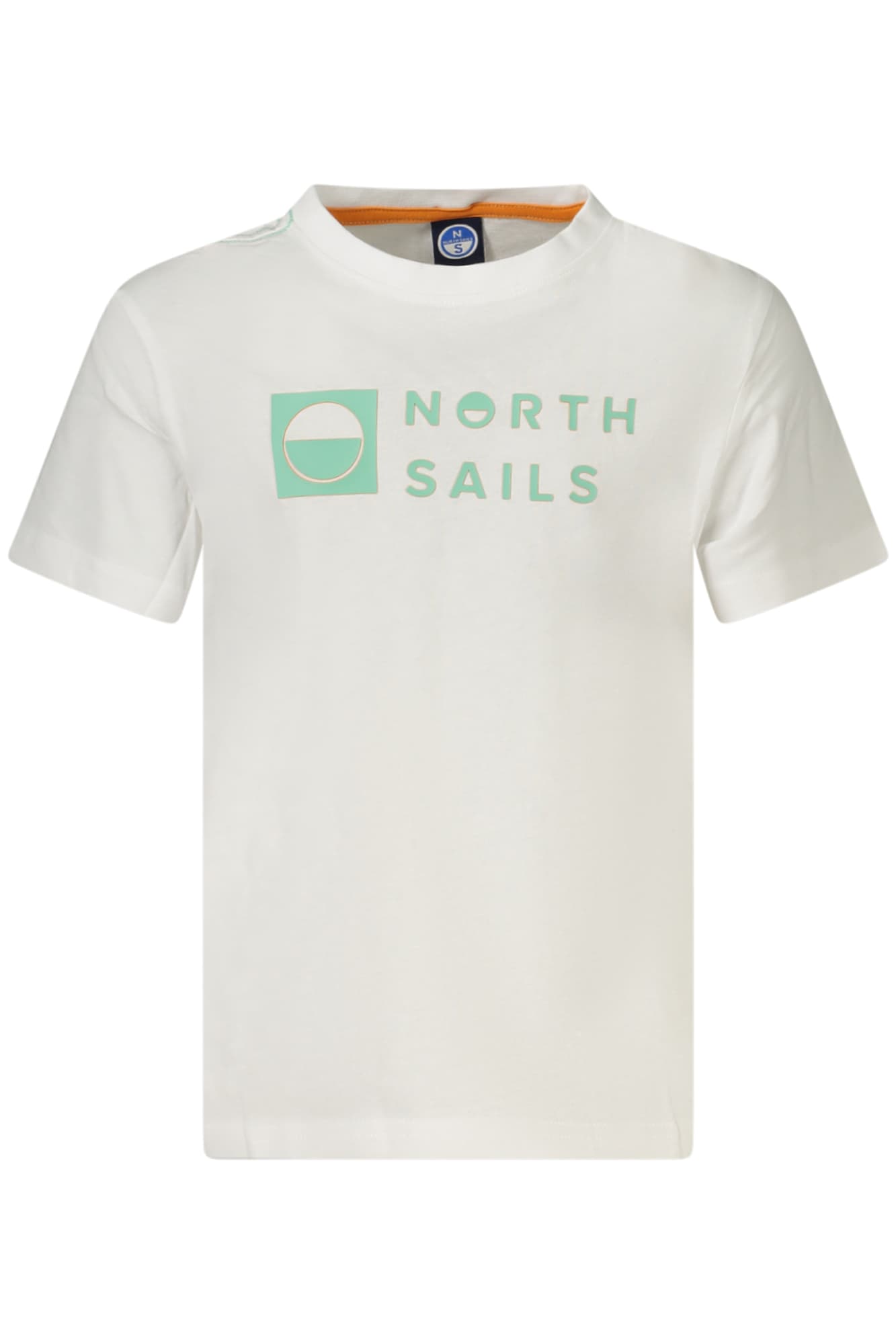 ДЕТСКА ТЕНИСКА С КЪС РЪКАВ NORTH SAILS, БЯЛА - NORTH SAILS