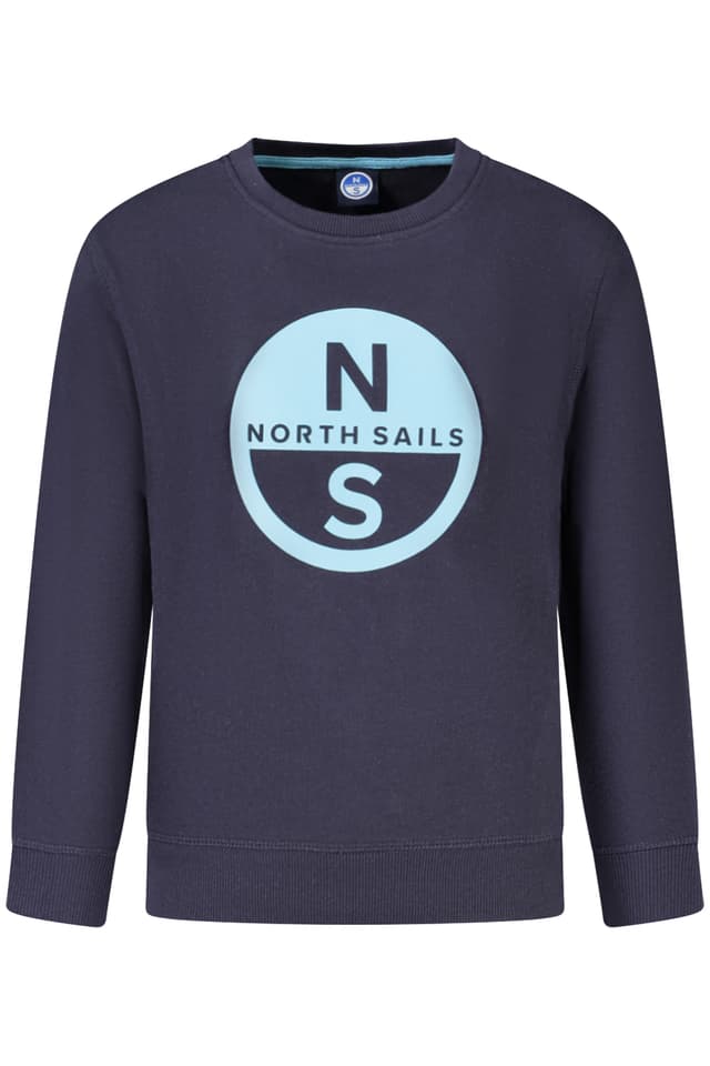 ДЕТСКИ СУИТШЪР С ЦИП В СИНЬО СЪС СЕРИЯ NORTH SAILS