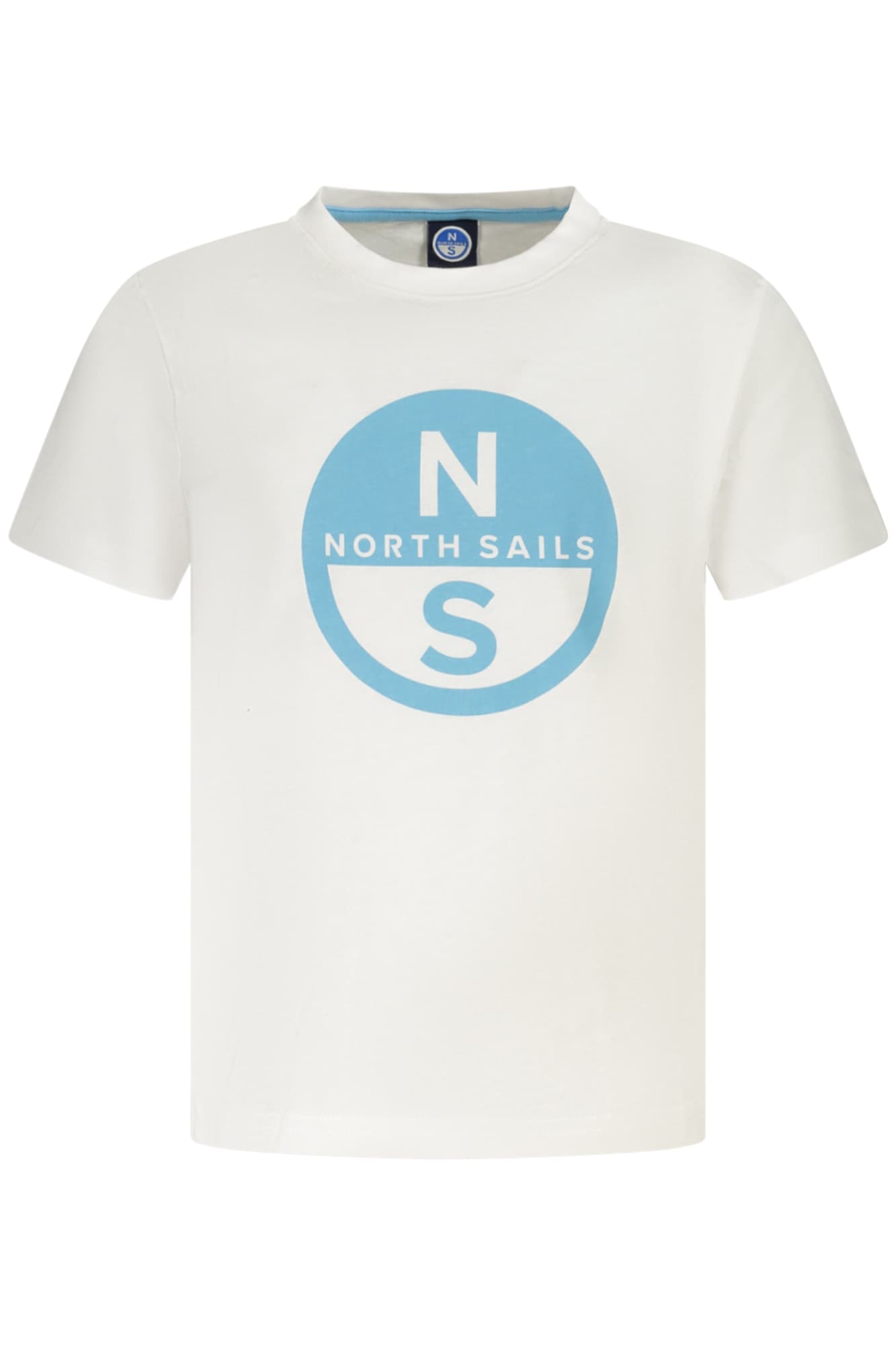 ДЕТСКА ТЕНИСКА С КЪС РЪКАВ NORTH SAILS, БЯЛА - NORTH SAILS