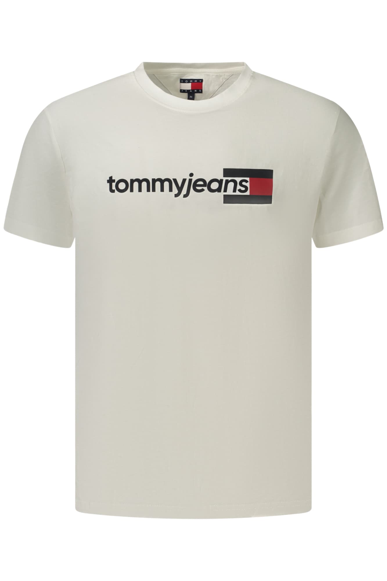 МЪЖКА ТЕНИСКА С КЪС РЪКАВ TOMMY HILFIGER, БЯЛА - TOMMY HILFIGER