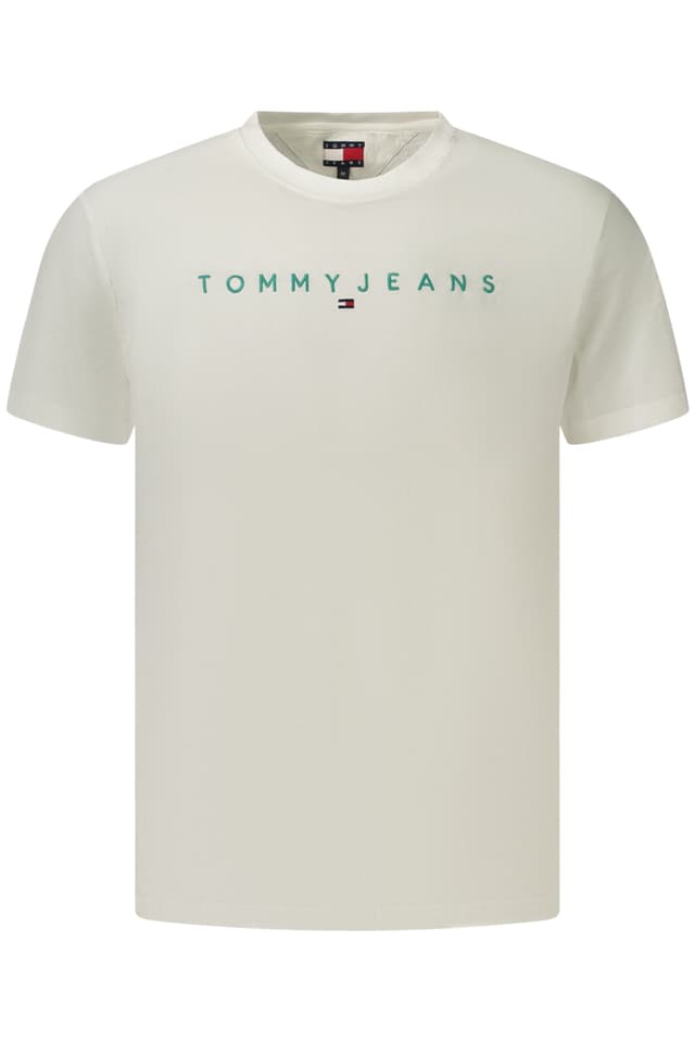 МЪЖКА ТЕНИСКА С КЪС РЪКАВ TOMMY HILFIGER, БЯЛА
