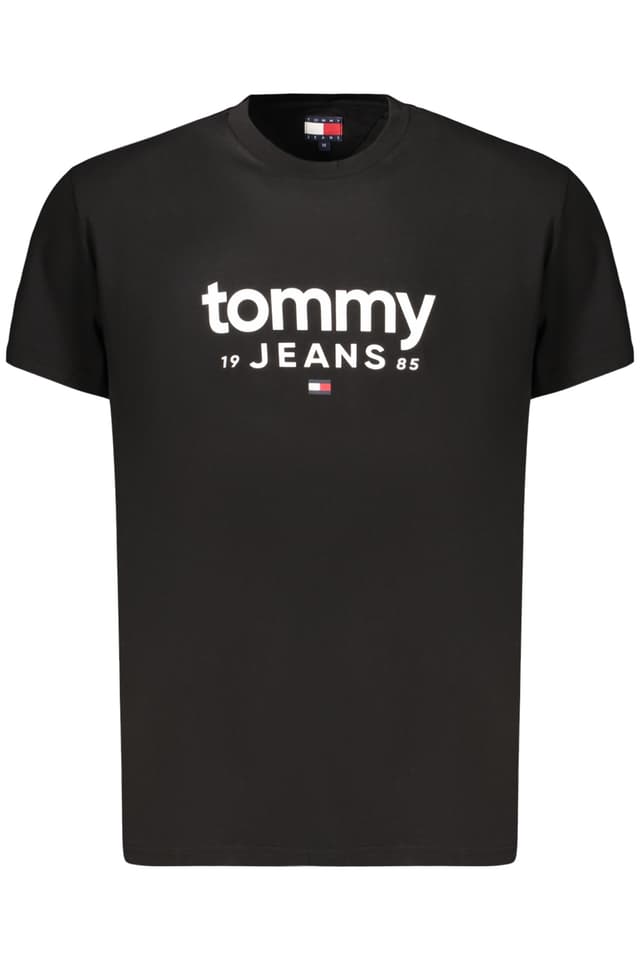 Мъжка тениска с къс ръкав TOMMY HILFIGER, черна