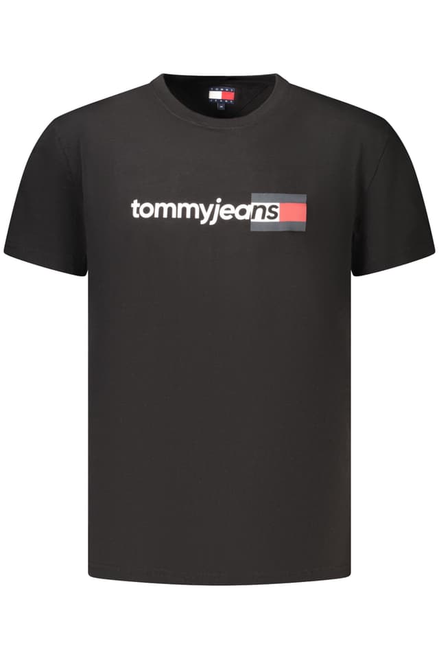 Мъжка тениска с къс ръкав TOMMY HILFIGER, черна