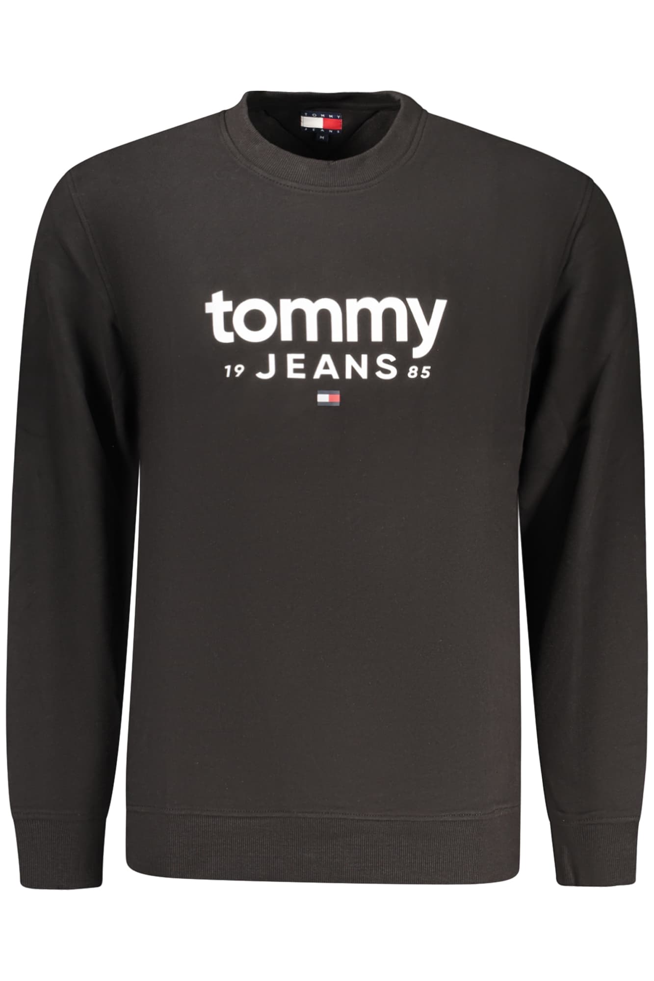 Мъжки черен суитшърт с цип TOMMY HILFIGER - TOMMY HILFIGER
