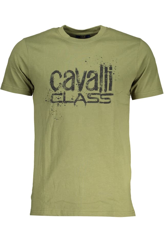 CAVALLI CLASS ЗЕЛЕНА МЪЖКА ТЕНИСКА С КЪС РЪКАВ
