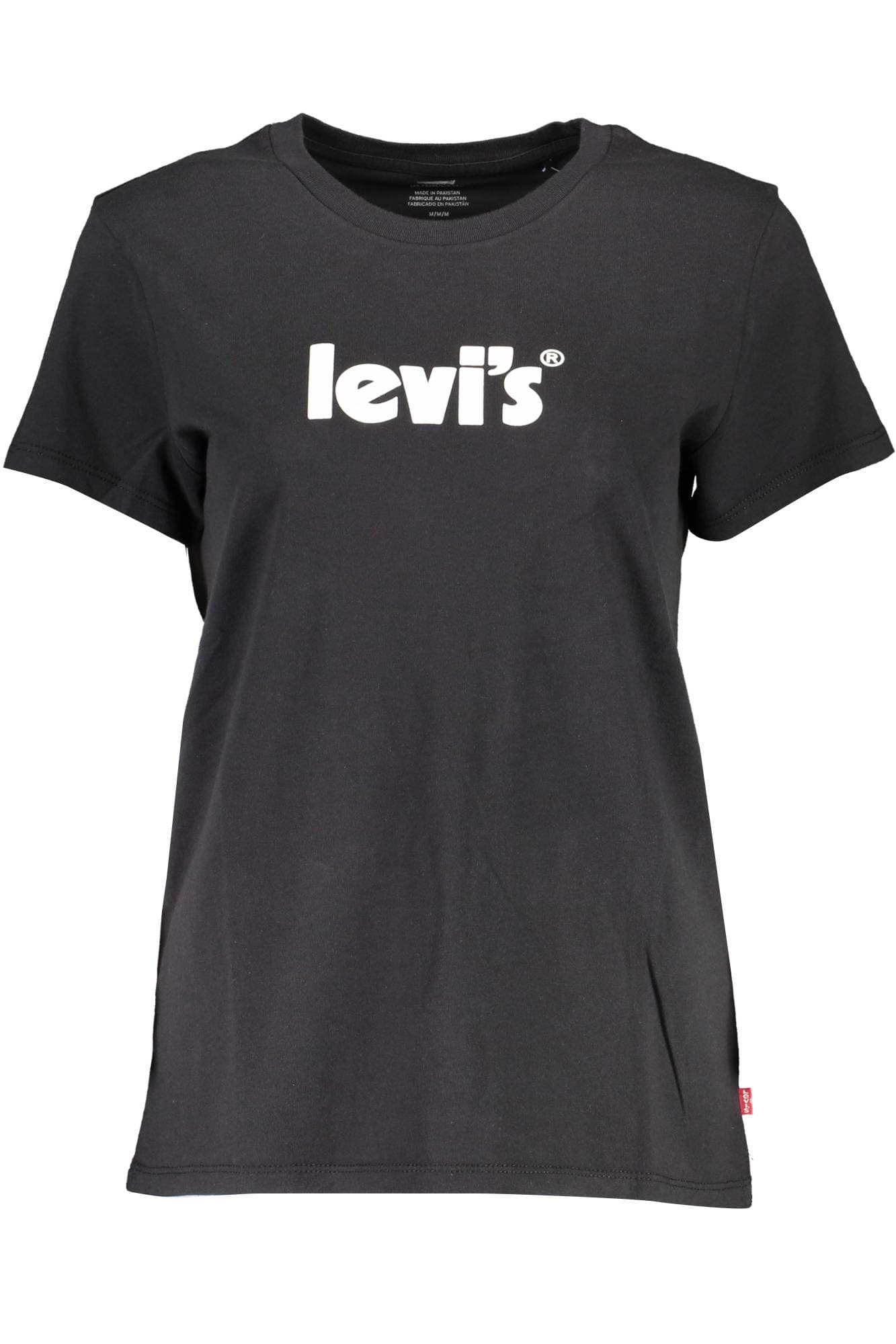 ДАМСКА ТЕНИСКА С КЪС РЪКАВ LEVI'S, ЧЕРНА - LEVI'S