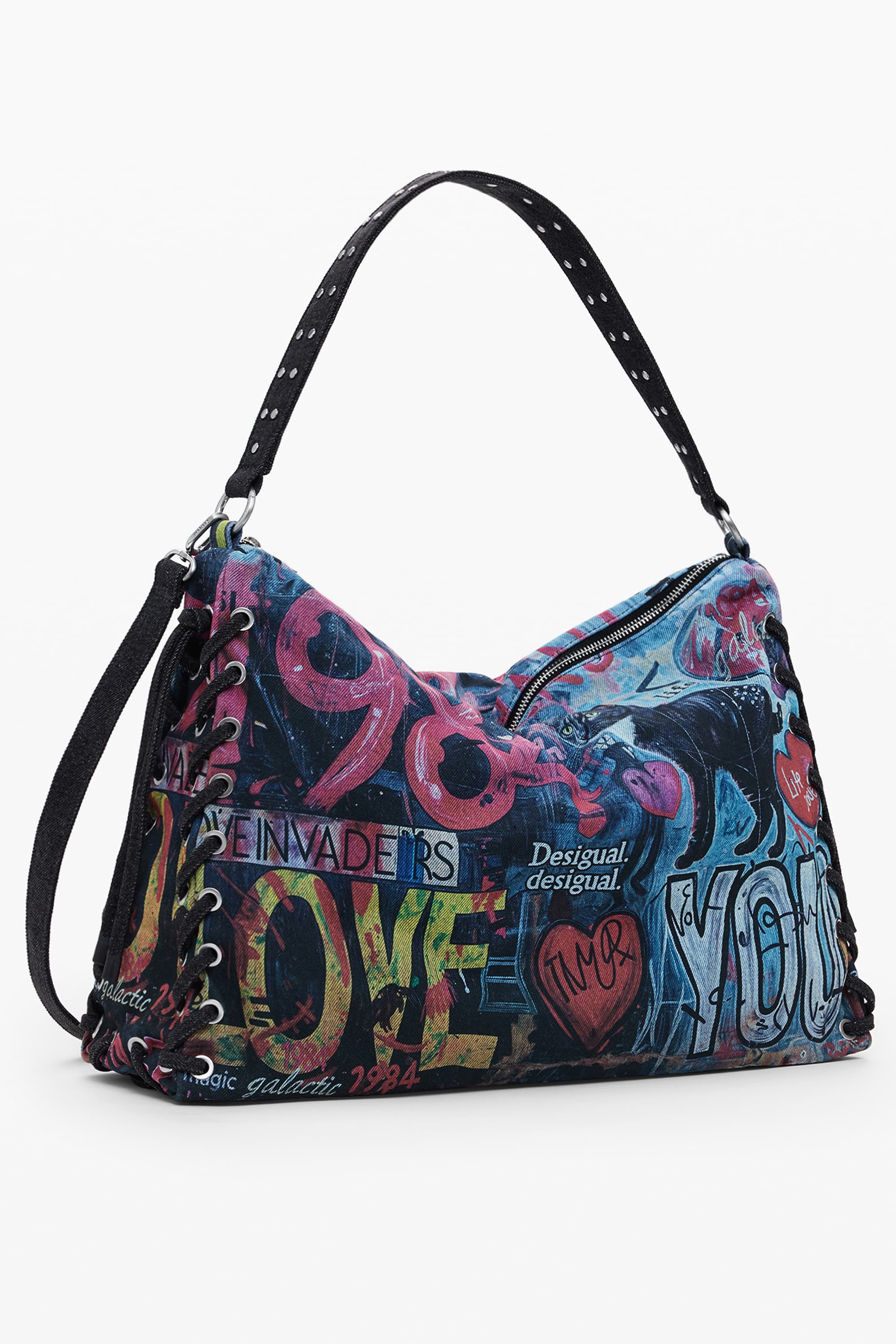ДАМСКА ЧАНТА DESIGUAL В СИНЯ СИНЯ - DESIGUAL