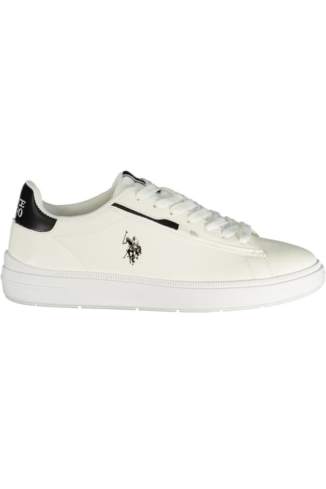 US POLO ASSN. МЪЖКИ БЕЛИ СПОРТНИ ОБУВКИ