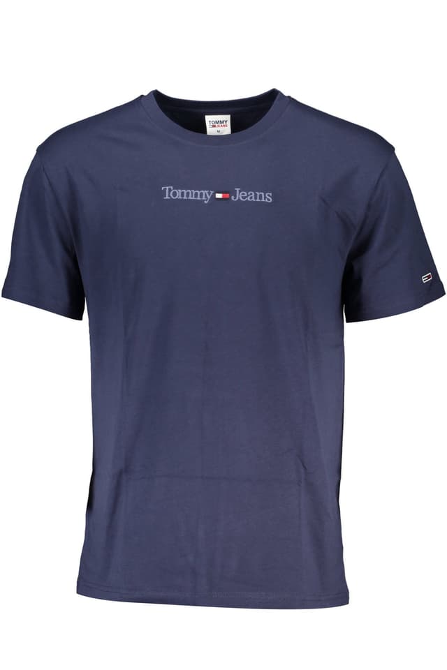 TOMMY HILFIGER МЪЖКА СИНЯ ТЕНИСКА С КЪС РЪКАВ