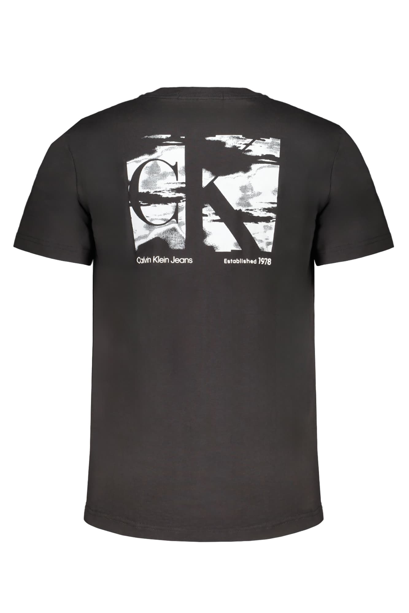 CALVIN KLEIN МЪЖКА ТЕНИСКА С КЪС РЪКАВ ЧЕРНА - CALVIN KLEIN