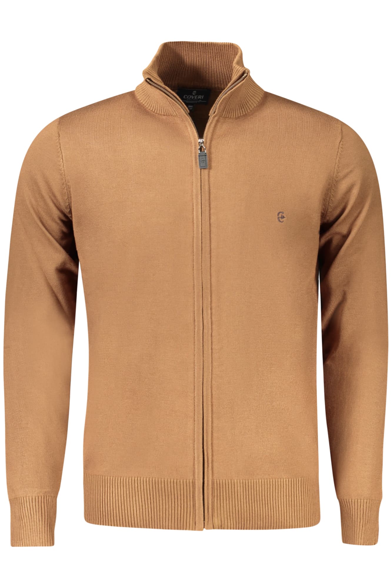COVERI MOVING CARDIGAN MEN BROWN - COVERI MOVING