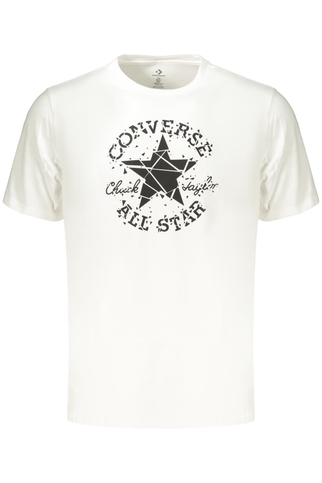 Мъжка тениска с къс ръкав Converse, бяла