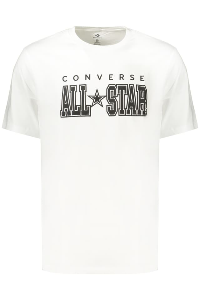 Мъжка тениска с къс ръкав Converse, бяла