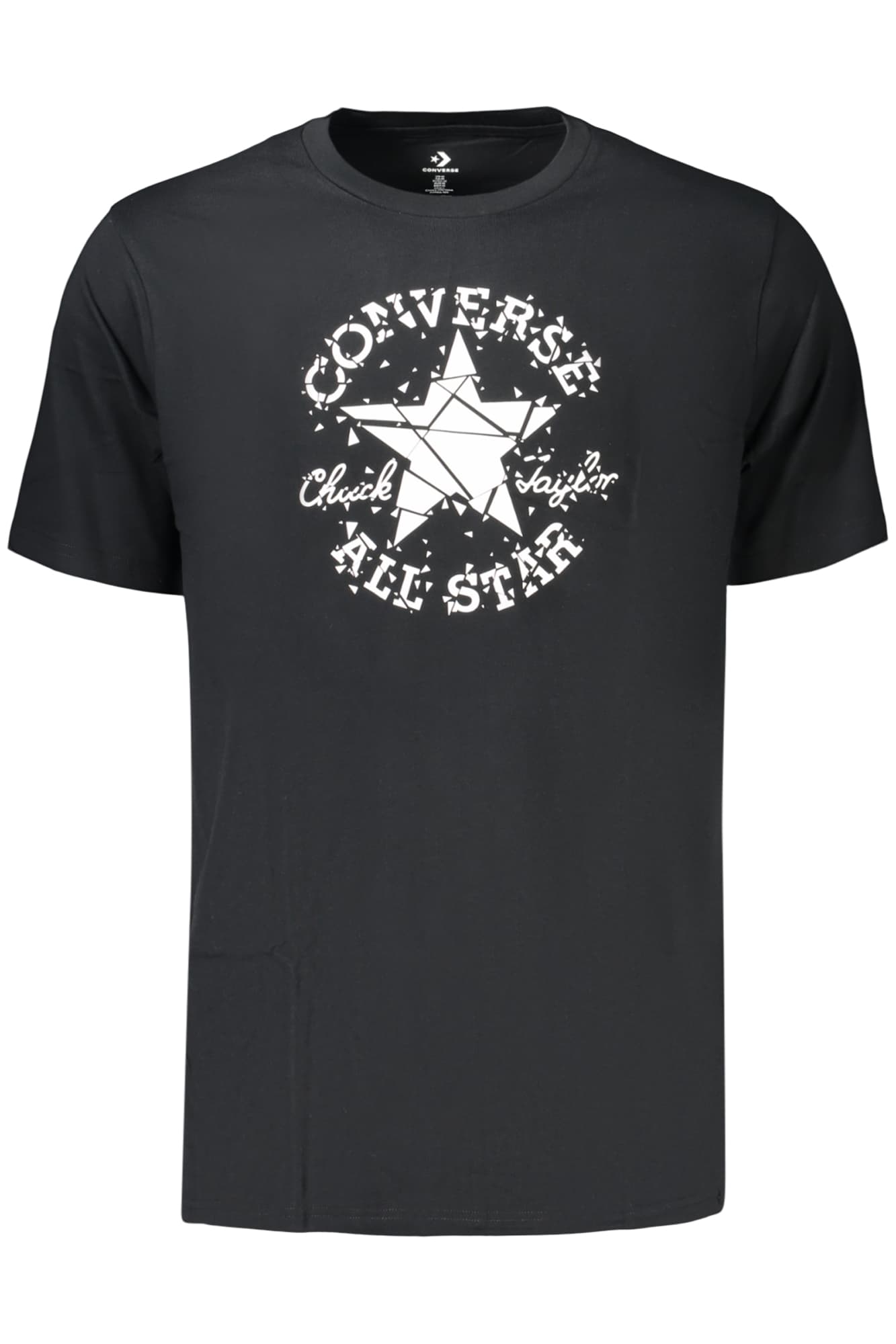 Мъжка тениска с къс ръкав Converse, черна - CONVERSE