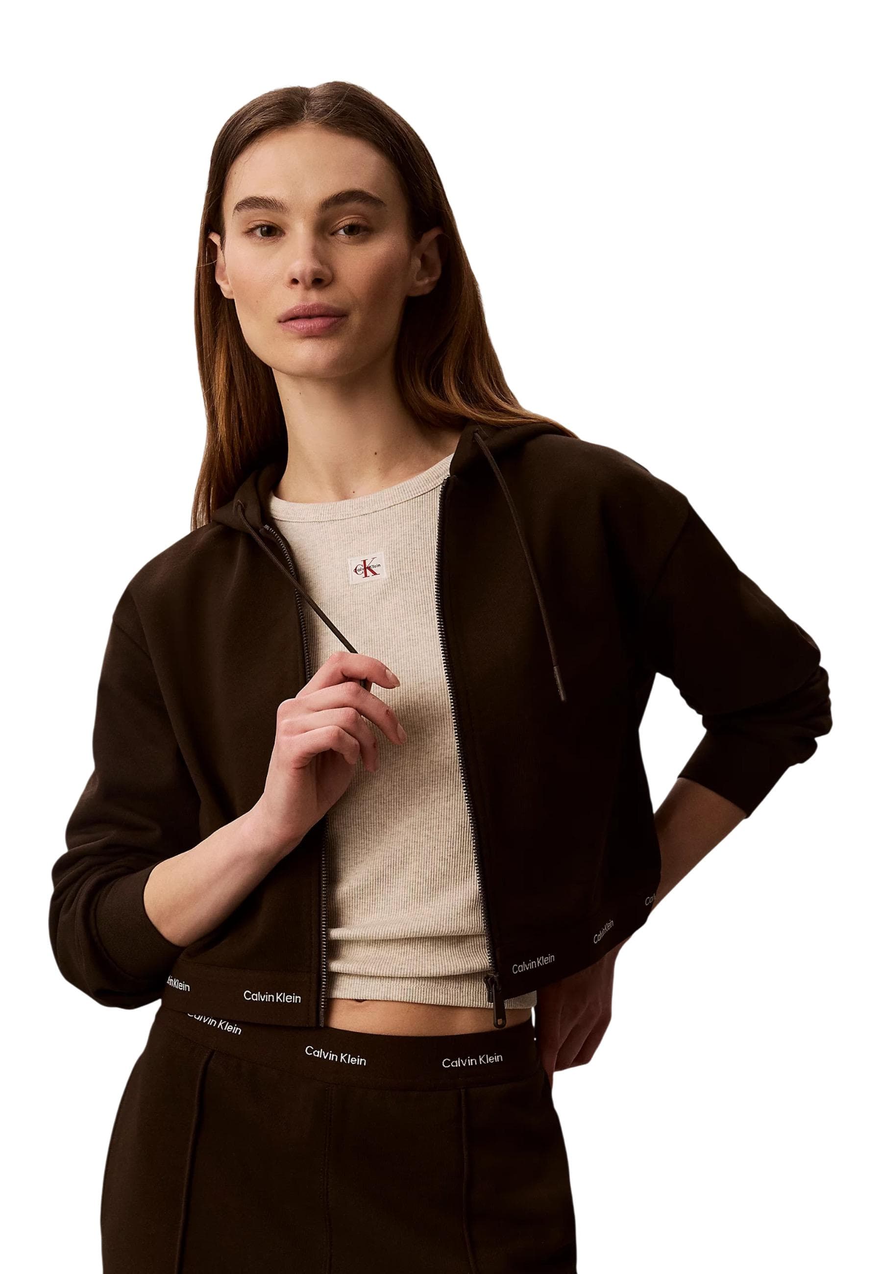 Calvin Klein Jeans Felpa Donna - Calvin Klein Jeans