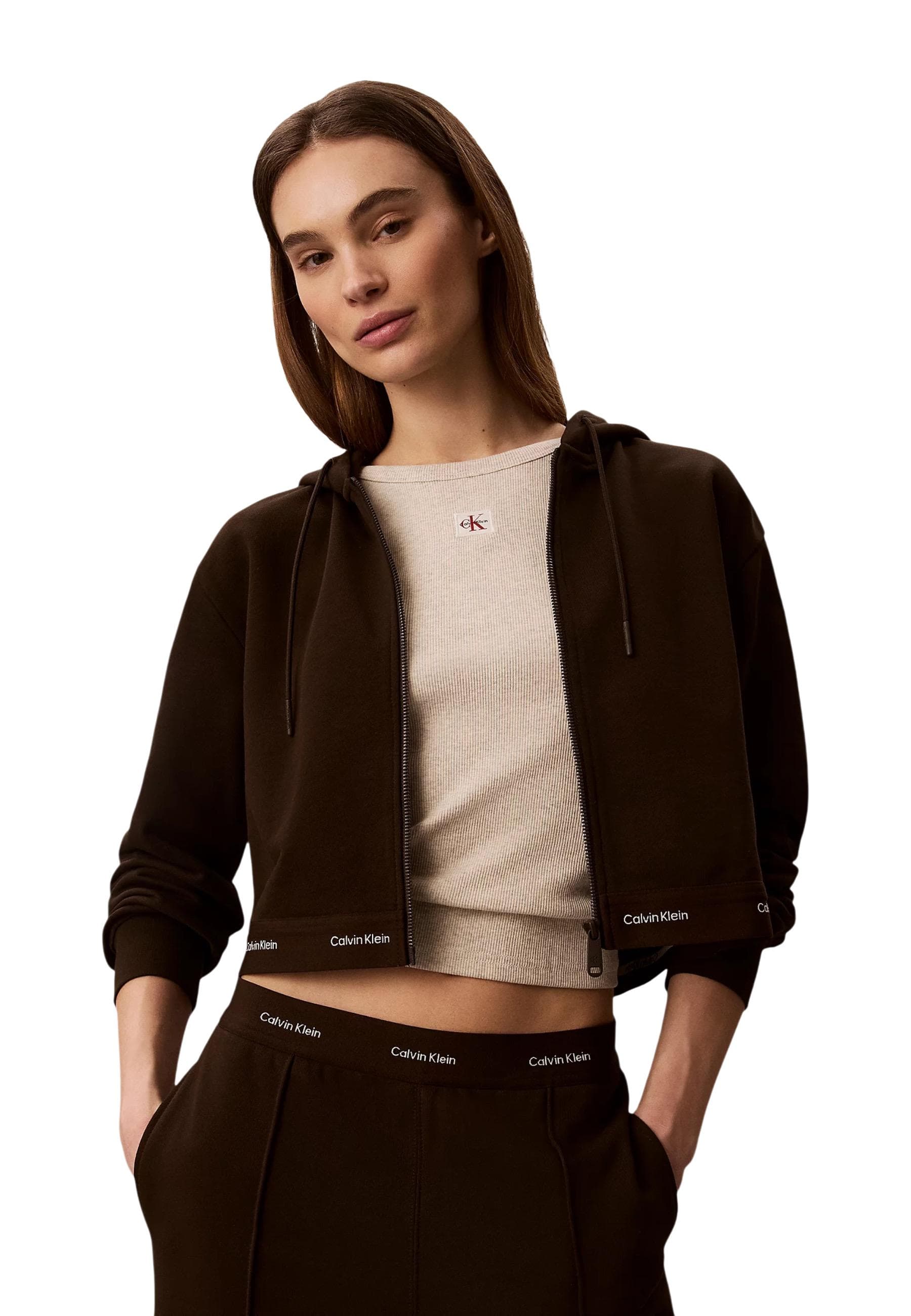 Calvin Klein Jeans Felpa Donna - Calvin Klein Jeans