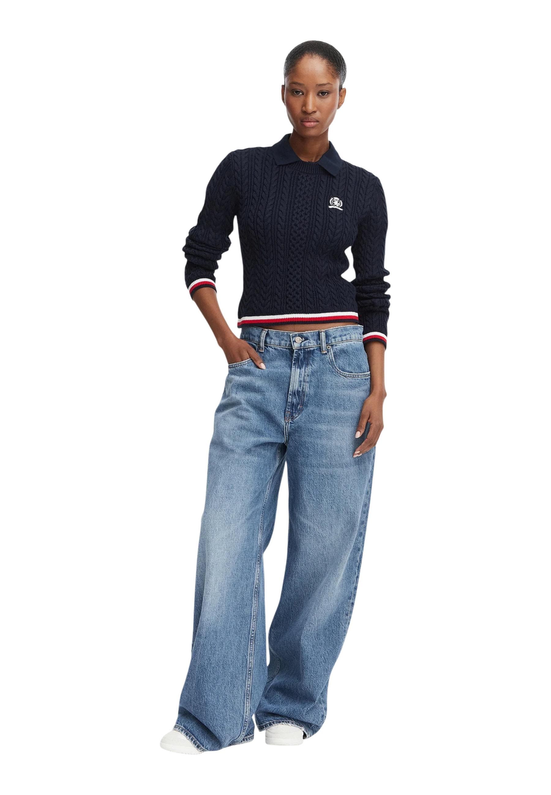 Tommy Hilfiger Jeans Maglia Donna - Tommy Hilfiger Jeans