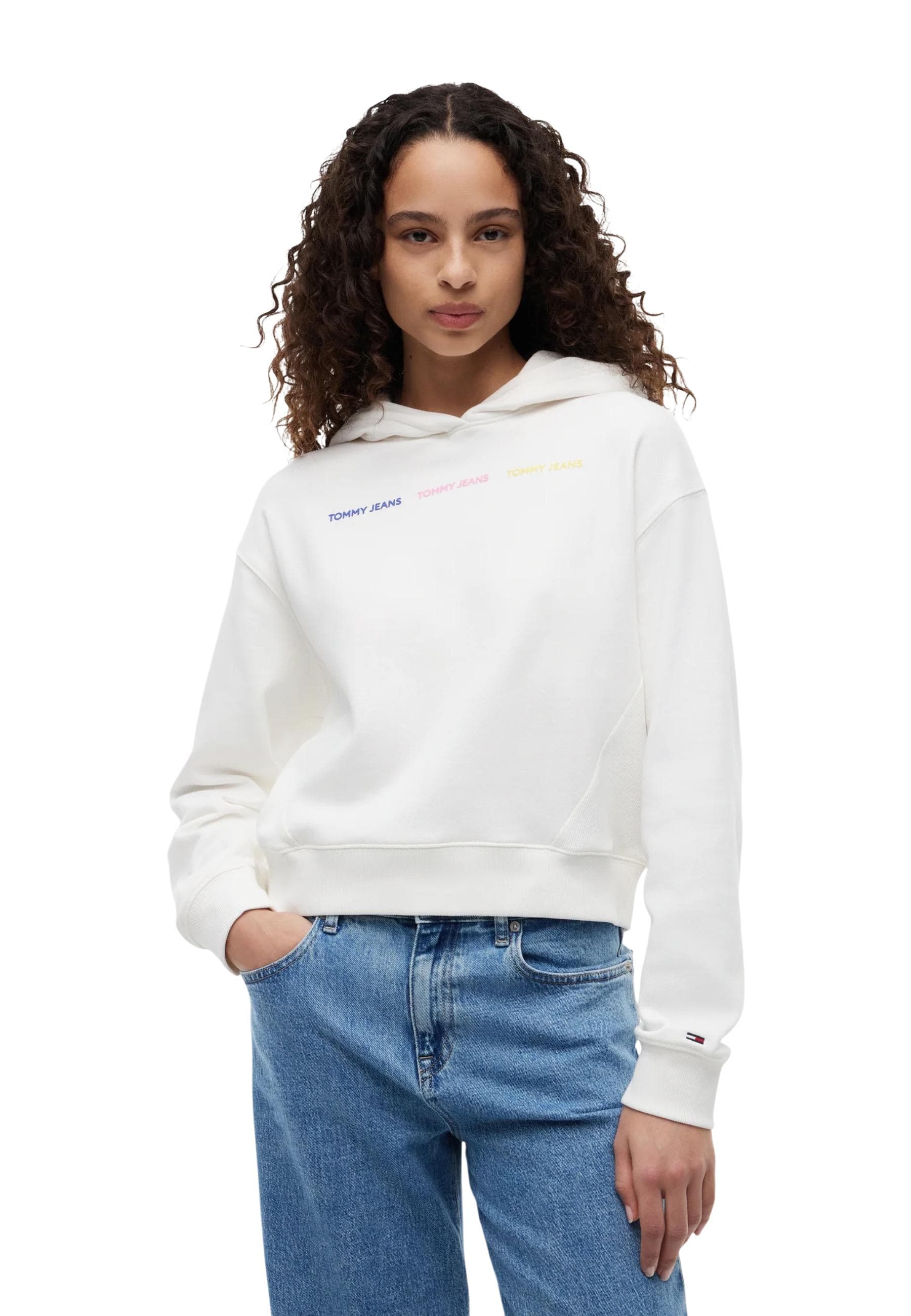 Tommy Hilfiger Jeans Felpa Donna - Tommy Hilfiger Jeans