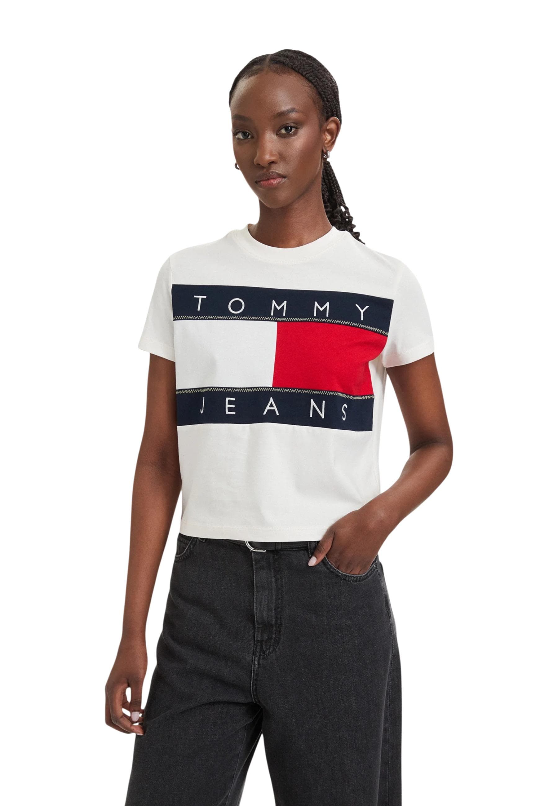 Tommy Hilfiger Jeans T-Shirt Donna - Tommy Hilfiger Jeans