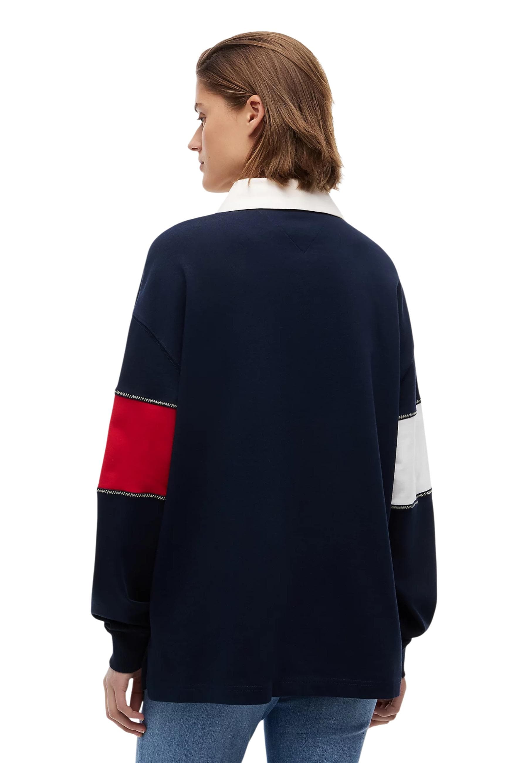 Tommy Hilfiger Jeans Felpa Donna - Tommy Hilfiger Jeans