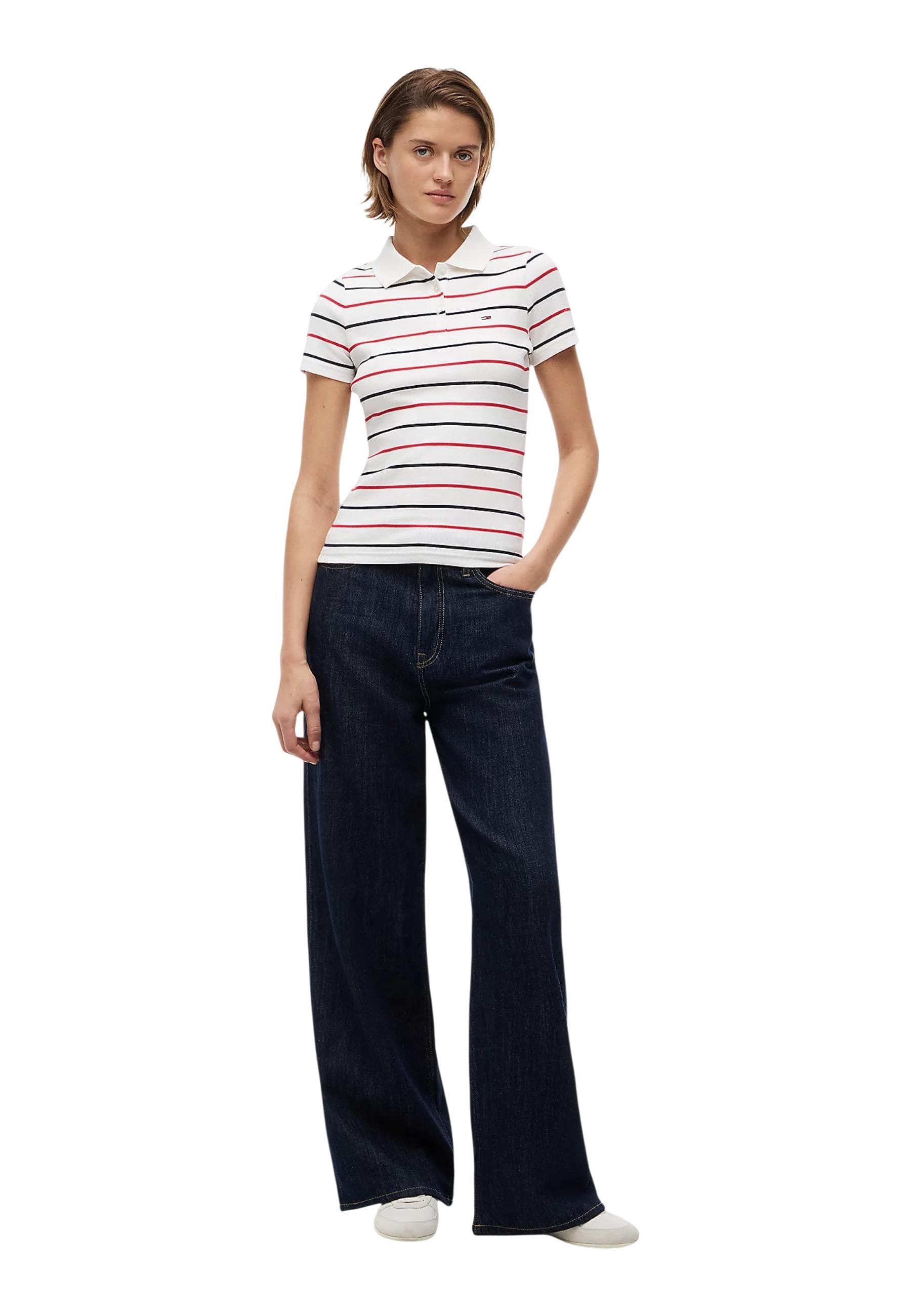 Tommy Hilfiger Jeans Polo Donna - Tommy Hilfiger Jeans